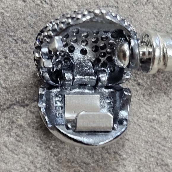 Authentic Pandora Moments Sparkling Heart Clasp Snake Chain Bracelet - Picture 3 of 4